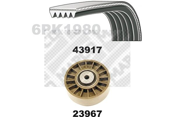 V-Ribbed Belt Set (23917)