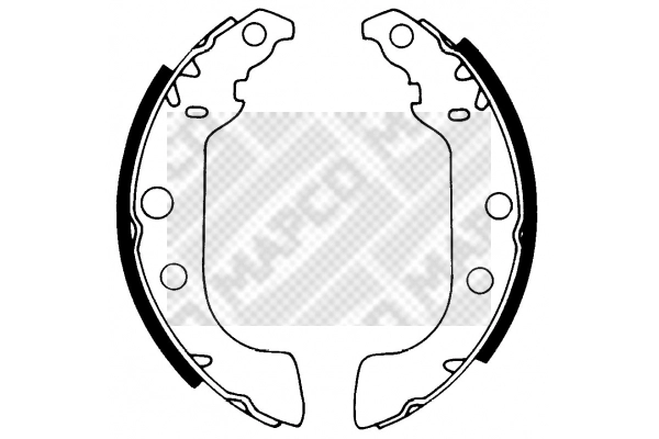 Brake Shoe Set (8321)