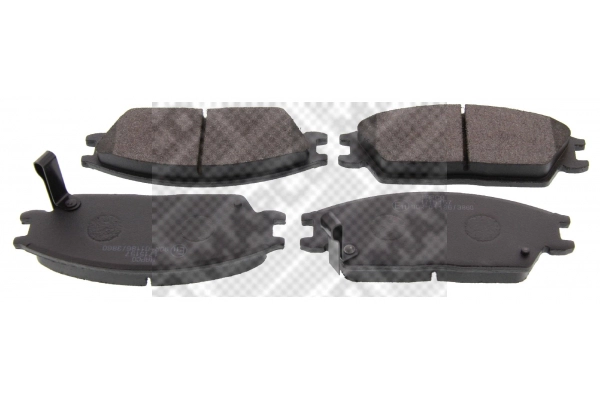 Brake Pad Set, disc brake (6654)