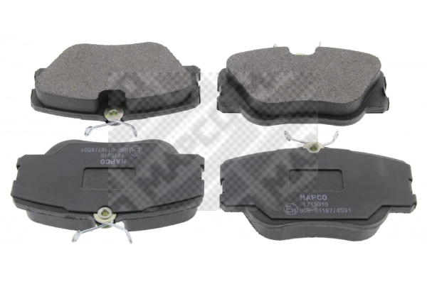 Brake Pad Set, disc brake (6242)