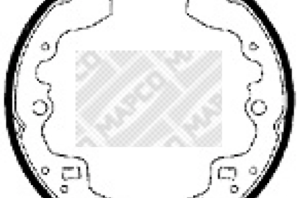 Brake Shoe Set (8593)