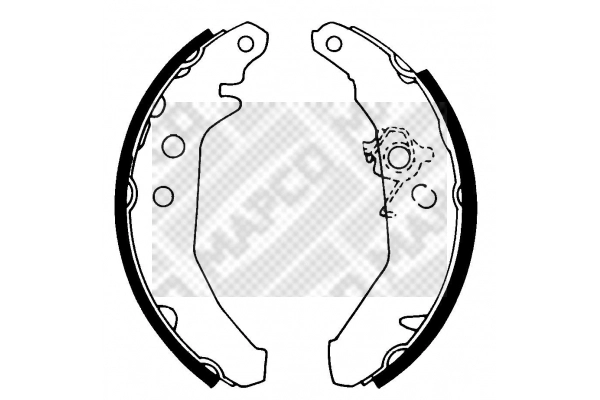 Brake Shoe Set (8818)