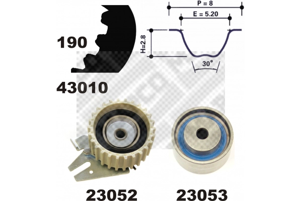 Timing Belt Kit (23015)