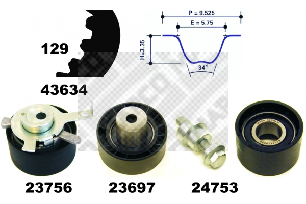 Timing Belt Kit (23608)
