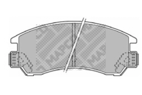 Brake Pad Set, disc brake (6312)