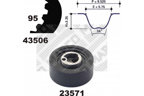 Timing Belt Kit (23506)
