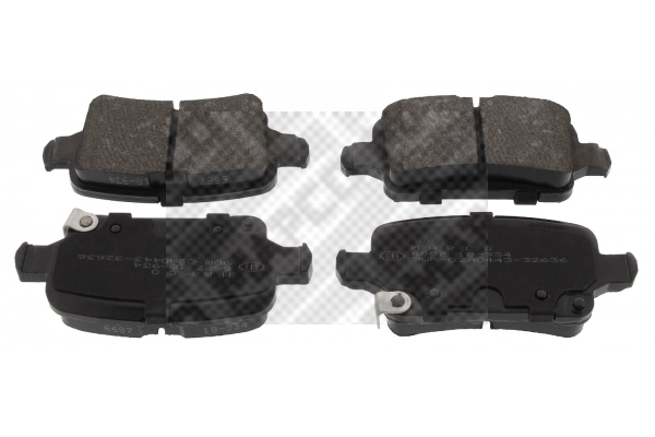 Brake Pad Set, disc brake (6687)