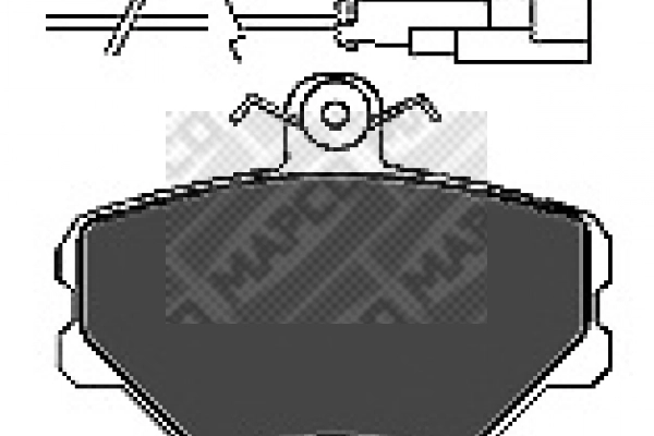 Brake Pad Set, disc brake (6292)