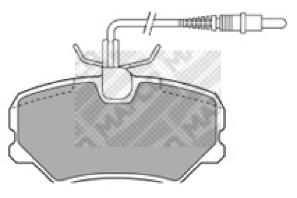 Brake Pad Set, disc brake (6309)