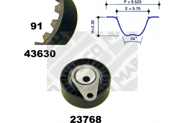 Timing Belt Kit (23630)