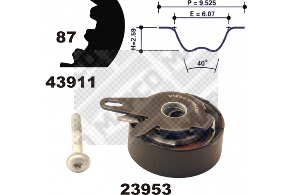 Timing Belt Kit (23911)