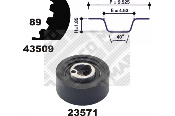 Timing Belt Kit (23509)