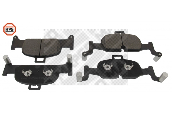 Brake Pad Set, disc brake (6015HPS)