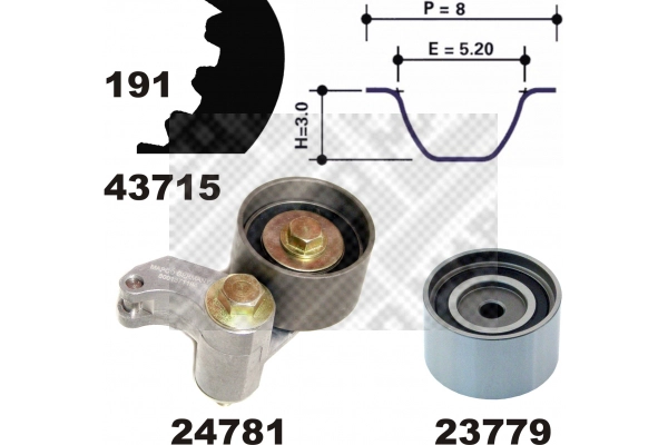 Timing Belt Kit (23715)