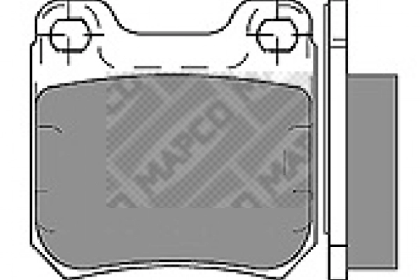 Brake Pad Set, disc brake (6357)