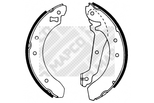 Brake Shoe Set (8801)