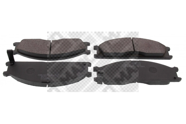 Brake Pad Set, disc brake (6458)