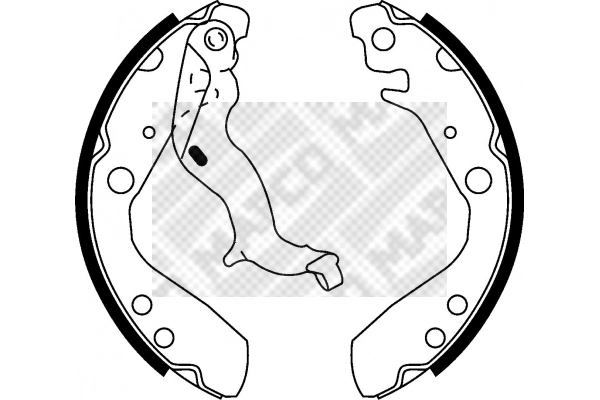 Brake Shoe Set (8524)