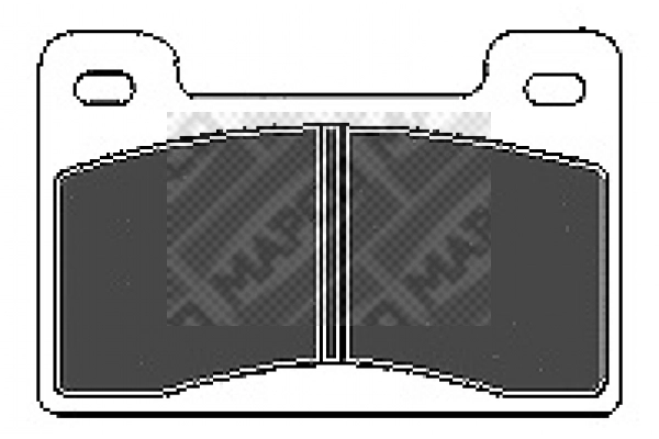 Brake Pad Set, disc brake (6304)