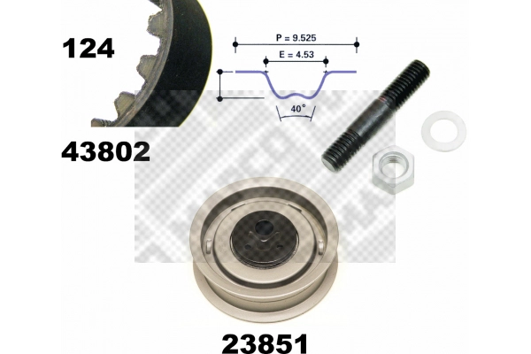Timing Belt Kit (23802)