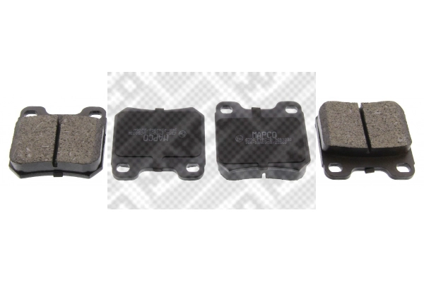 Brake Pad Set, disc brake (6356)