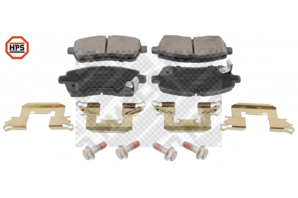 Brake Pad Set, disc brake (6881HPS)