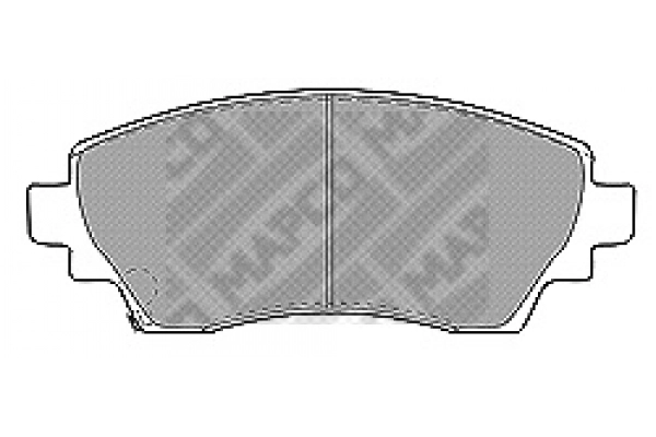 Brake Pad Set, disc brake (6549)