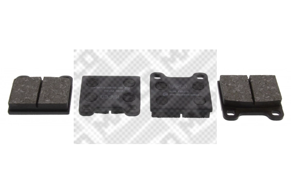Brake Pad Set, disc brake (6298)
