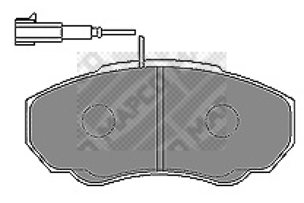 Brake Pad Set, disc brake (6568)
