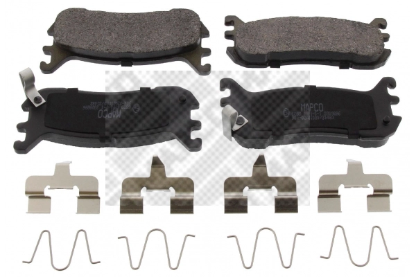 Brake Pad Set, disc brake (6589)