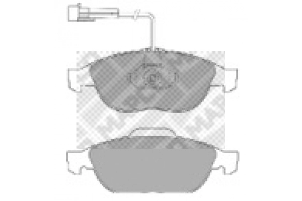 Brake Pad Set, disc brake (6470)