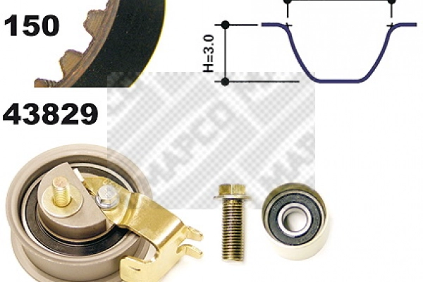 Timing Belt Kit (23831)