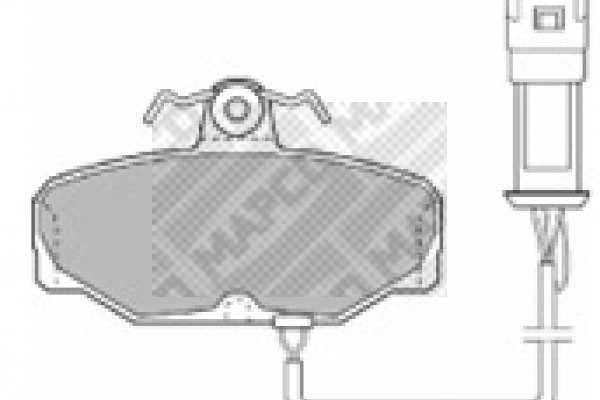 Brake Pad Set, disc brake (6234)