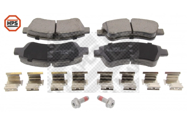 Brake Pad Set, disc brake (6537HPS)