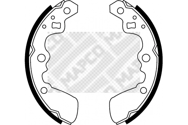 Brake Shoe Set (8514)