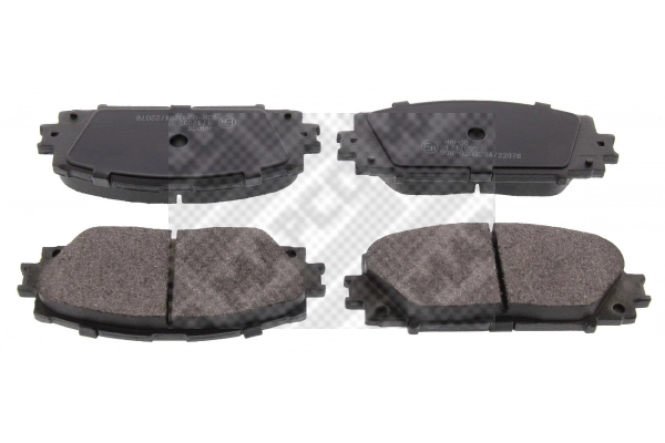 Brake Pad Set, disc brake (6663)
