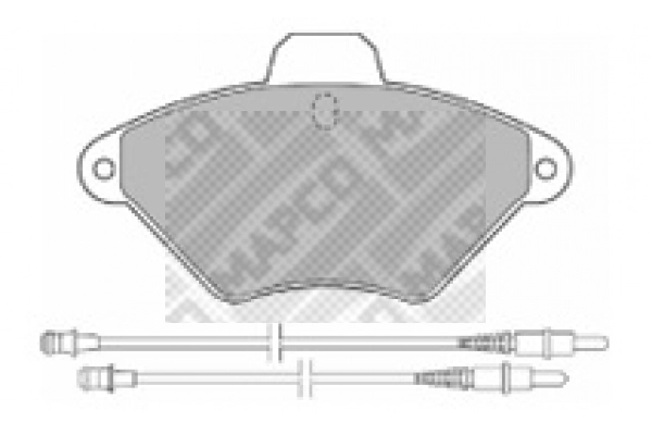 Brake Pad Set, disc brake (6397)