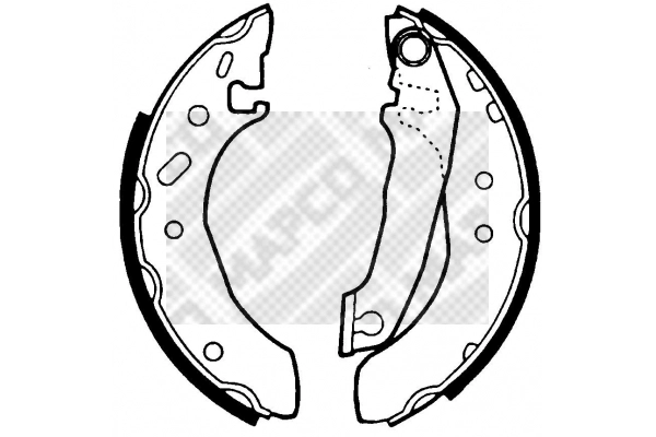 Brake Shoe Set (8816)