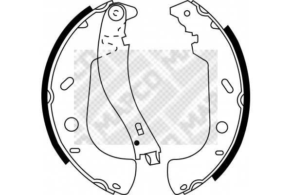 Brake Shoe Set (8031)