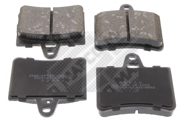 Brake Pad Set, disc brake (6608)