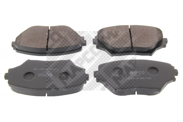 Brake Pad Set, disc brake (6768)