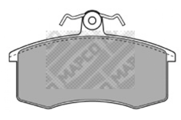 Brake Pad Set, disc brake (6245)