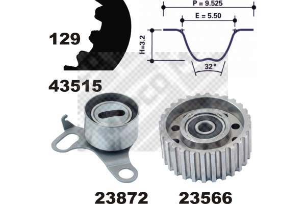 Timing Belt Kit (23515)