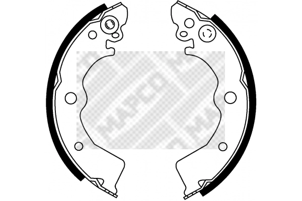 Brake Shoe Set (8521)