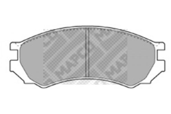 Brake Pad Set, disc brake (6345)
