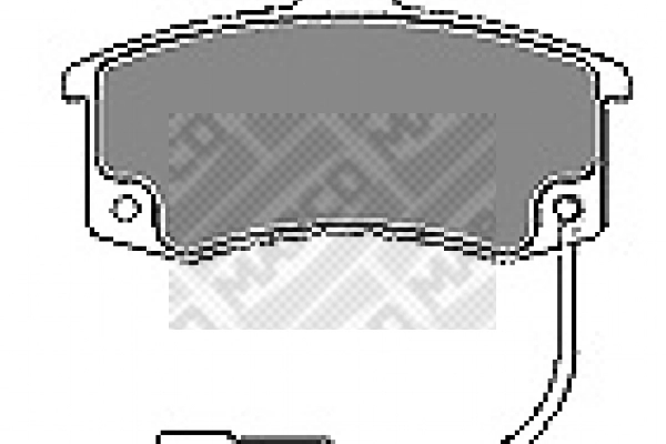 Brake Pad Set, disc brake (6502)