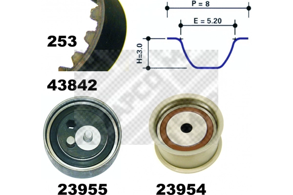 Timing Belt Kit (23842)