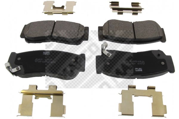 Brake Pad Set, disc brake (6020)