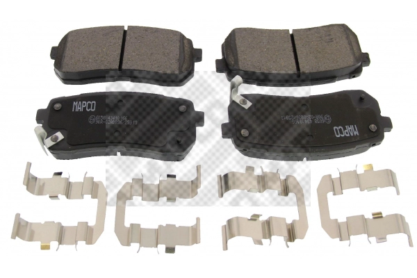 Brake Pad Set, disc brake (6058)