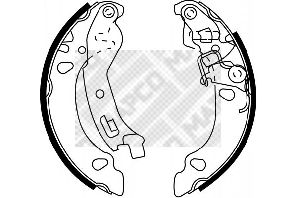 Brake Shoe Set (8035)